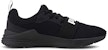 (PS) Puma Wired Run Agile Imeva Kasut Low-Top Rendah Hitam 374214-01