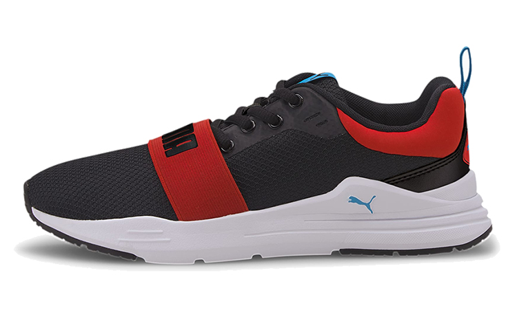 (Preschool) Puma Wired Run Agile Imeva (Big ) Shoes Black/Red/White 374433-02