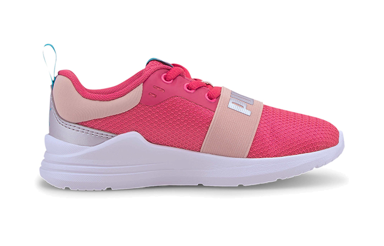 Order (PS) Puma Wired Run Agile Imeva Lage Sneakers Roze/Wit/Zilver 374434-03