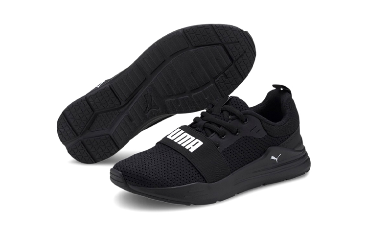 Lookbook (PS) Puma Wired Run Agile Imeva Lage Sneakers Zwart 374214-01