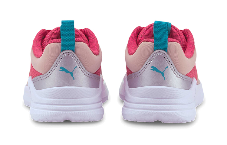 Shop (PS) Puma Wired Run Agile Imeva Lage Sneakers Roze/Wit/Zilver 374434-03