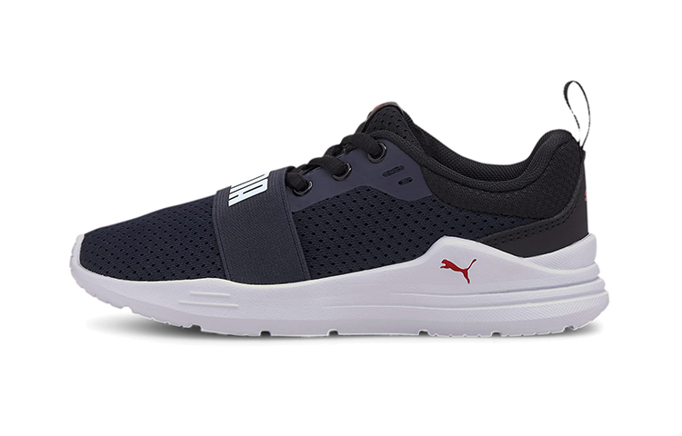 (Preschool) Puma Wired Run Running Shoes Black 374216-03