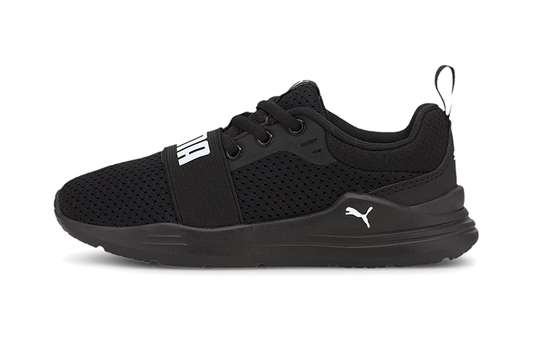 (Preschool) Puma Wired Run Running Shoes Black 374216-01