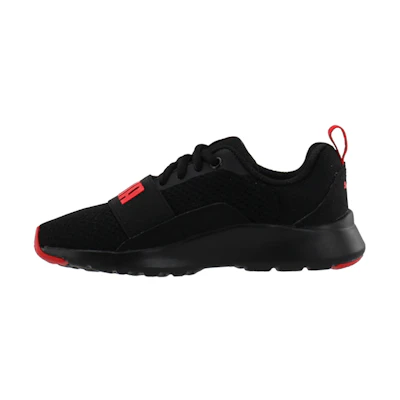 (PS) Puma Wired SoftFoam Running Shoes Black/Red