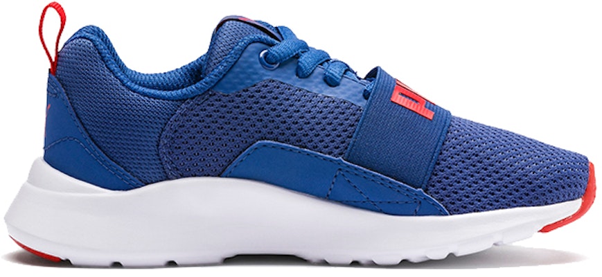 (Preschool) Puma Wired SoftFoam Running Shoes Blue/White/Red 366903-08 Order (Preschool) Puma Wired SoftFoam Running Shoes Blue/White/Red 366903-08