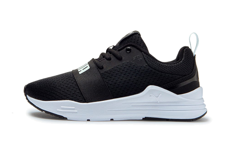 (PS) Puma Wired SoftFoam 'Kids Black White'