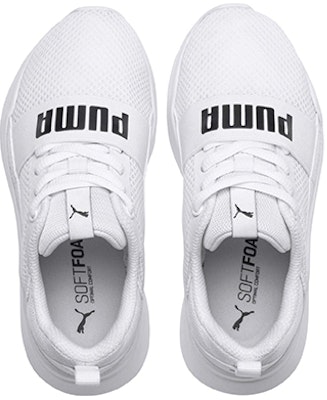 幼童 PUMA Wired SoftFoam 防滑透氣 低筒運動休閒鞋 白色 Lookbook 幼童 PUMA Wired SoftFoam 防滑透氣 低筒運動休閒鞋 白色