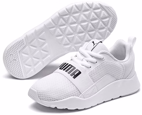 幼童 PUMA Wired SoftFoam 防滑透氣 低筒運動休閒鞋 白色 Purchase 幼童 PUMA Wired SoftFoam 防滑透氣 低筒運動休閒鞋 白色