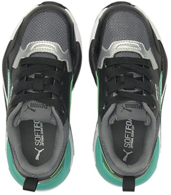 幼童 Puma Mapf1 X-Ray 2 黑銀綠 跑步鞋 Lookbook 幼童 Puma Mapf1 X-Ray 2 黑銀綠 跑步鞋
