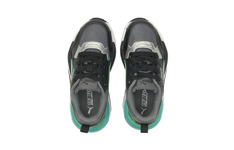 Lookbook (Preschool) Puma X-Ray 2 'Black Silver Green' 306816-04