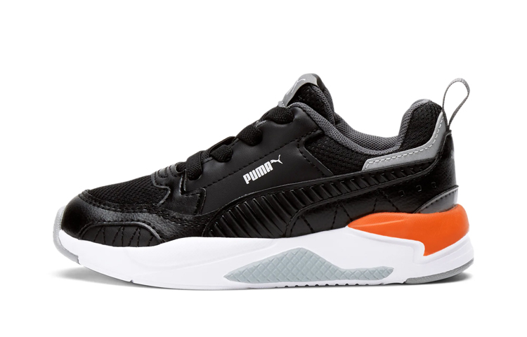 Buy (PS) 푸마 X-Ray 2 스퀘어 블랙 오렌지 화이트 (Puma X-Ray 2 Square 검/주/흰) 374192-14