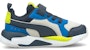 (PS) Puma X-Ray AC Kasut Sukan Low Tops Tahan Haus Biru Hijau 372921-19