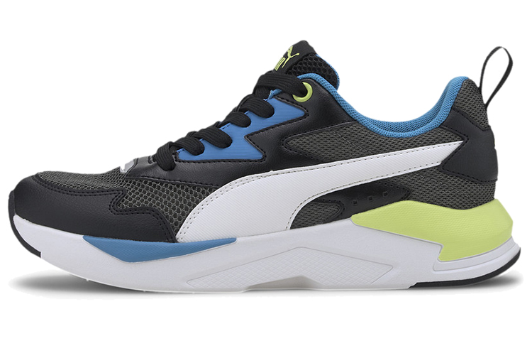 (Preschool) Puma X-ray Lite Jr 'Black White Blue' 374393-04