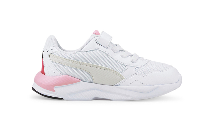 Order 中童 Puma X-Ray Speed Lite AC 運動休閒鞋 白粉色
