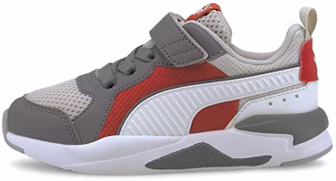 (Preschool) Puma X-Ray AC Sports Sneakers White/Grey/Red 372921-07 (Preschool) Puma X-Ray AC Sports Sneakers White/Grey/Red 372921-07