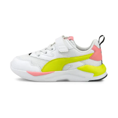(PS) Puma X-Ray Lite Running Shoes White/Yellow/Pink