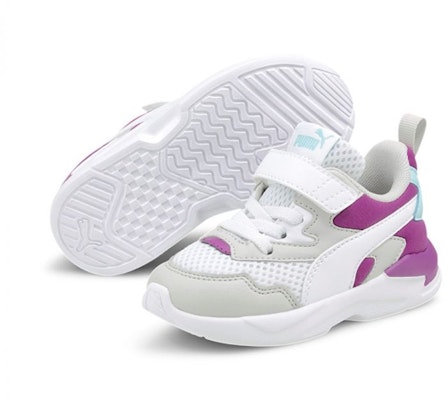 嬰童 Puma X-Ray Lite Radiate Ac 灰紫 運動鞋 Shop 嬰童 Puma X-Ray Lite Radiate Ac 灰紫 運動鞋