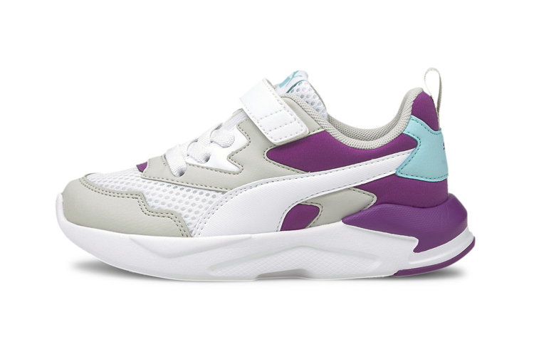 (Preschool) Puma X-Ray Lite Radiate Ac Ps Running Shoes Grey/Purple 375068-02