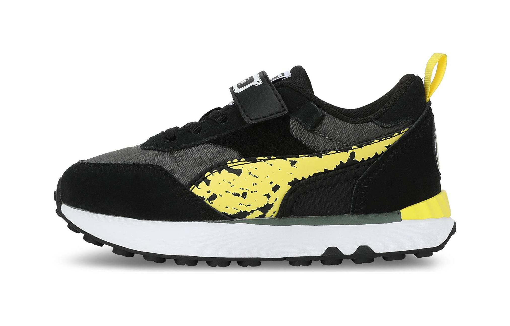 (Preschool) Puma x SPONGEBOB SQUAREPANTS Rider FV 'Black Yellow' 393886-01