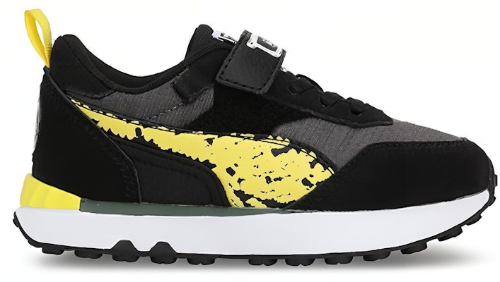 (Preschool) Puma x SPONGEBOB SQUAREPANTS Rider FV 'Black Yellow' 393886-01 Order (Preschool) Puma x SPONGEBOB SQUAREPANTS Rider FV 'Black Yellow' 393886-01