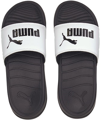 (Preschool) Puma Youths' Popcat 20 Slides White/Black 372017-02 Lookbook (Preschool) Puma Youths' Popcat 20 Slides White/Black 372017-02