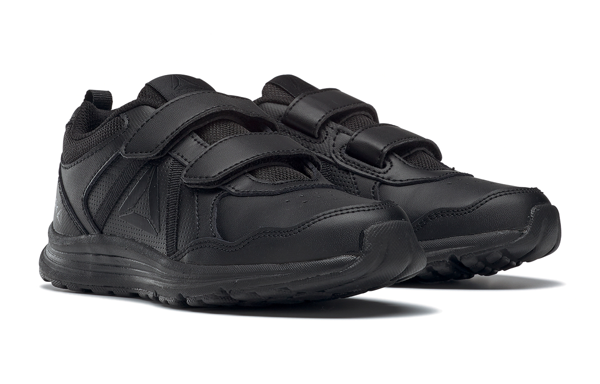 Lookbook 兒童 Reebok Almotio 4.0 LTR 2V 黑色 跑步鞋