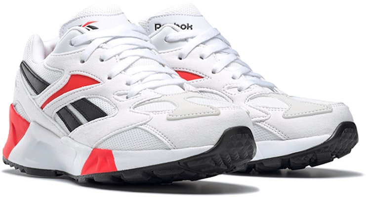 Reebok Aztrek 96 大童 白紅色 跑步鞋 Lookbook Reebok Aztrek 96 大童 白紅色 跑步鞋