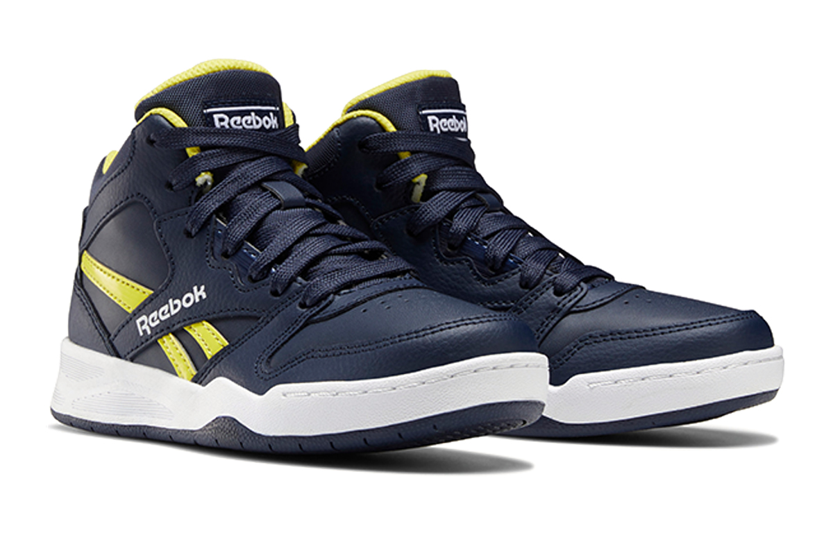 Lookbook (Preschool) Reebok BB4500 Court 'Blue Yellow' FV0957
