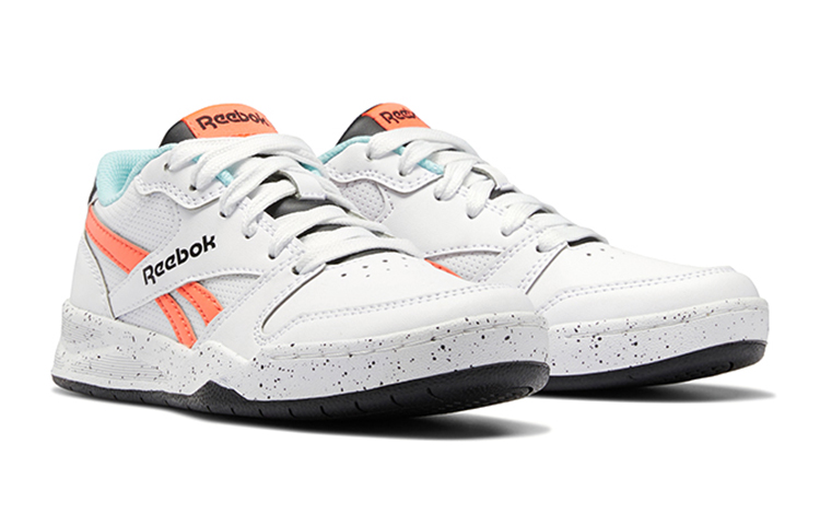 Lookbook (Preschool) Reebok Bb4500 Court Low 'White Black Orange' FY5142