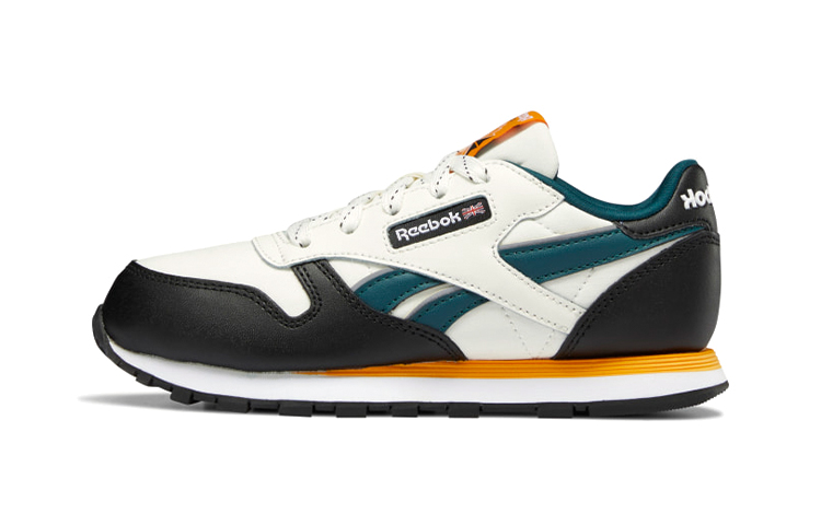 (Preschool) Reebok Classic Leather 'Black Yellow Blue' G58338