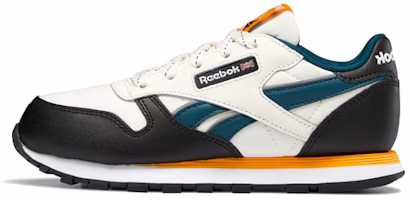 (Preschool) Reebok Classic Leather 'Black Yellow Blue' G58338 (Preschool) Reebok Classic Leather 'Black Yellow Blue' G58338