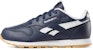 (PS) Reebok Kasut Kulit Klasik 'Biru Tentera Laut' DV4572