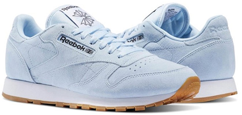 (PS) Reebok Classic Leather 'Biru Pastel' BS9330 Lookbook (PS) Reebok Classic Leather 'Biru Pastel' BS9330