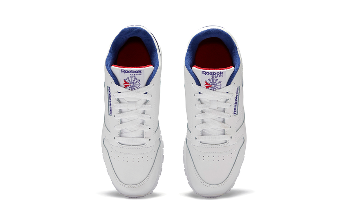 Purchase (PS) 리복 클래식 레더 '화이트 블루' (Reebok keullaesik redeo 'hwaiteu beullu') FV2085