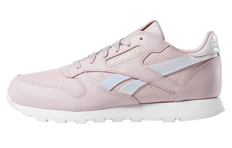 (Preschool) Reebok Classic Leather Low Running Shoes Pink CN7498
