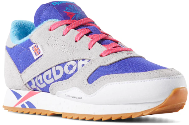 (Preschool) Reebok Classic Leather Ripple Altered 'Grey Purple' DV7443 Lookbook (Preschool) Reebok Classic Leather Ripple Altered 'Grey Purple' DV7443
