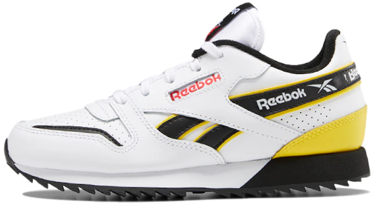 BP幼童 Reebok Classic Leather Ripple ATI 90s 低筒抗磨跑步鞋 白黑 Buy BP幼童 Reebok Classic Leather Ripple ATI 90s 低筒抗磨跑步鞋 白黑