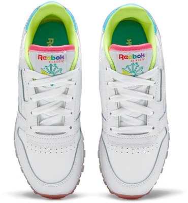 (PS) Reebok Classic Leather Sepatu Lari K 'Biru Pink Putih' EH2826 Purchase (PS) Reebok Classic Leather Sepatu Lari K 'Biru Pink Putih' EH2826