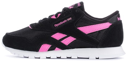 (Preschool) Reebok Classic Nylon 'Black Pink' GY5320 (Preschool) Reebok Classic Nylon 'Black Pink' GY5320