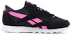 (PS) Reebok Klasik Nilon 'Hitam Merah Jambu' GY5321