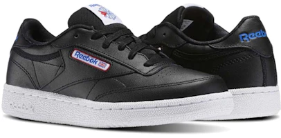 Lookbook 中童 Reebok Club C 85 舒適休閒 耐磨 低筒 兒童板鞋 黑色