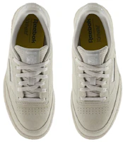Lookbook 大童 Reebok Club C 純色簡約休閒 耐磨防滑 低筒 兒童板鞋 灰色