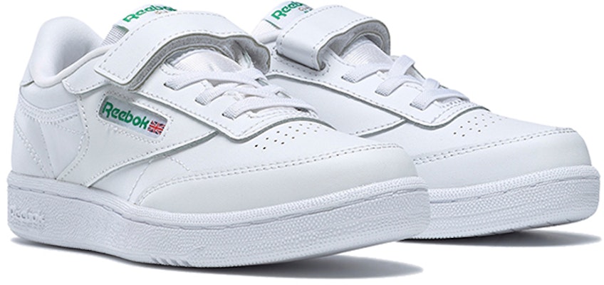 (Preschool) Reebok Club C Skate shoes 'White Green' GZ5268 Lookbook (Preschool) Reebok Club C Skate shoes 'White Green' GZ5268