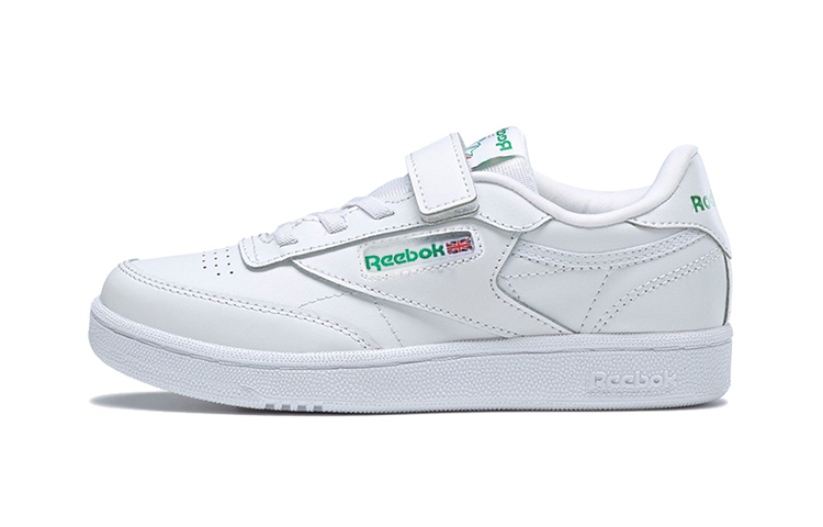 (Preschool) Reebok Club C Skate shoes 'White Green' GZ5268