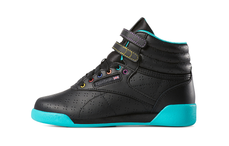 (Preschool) Reebok Freestyle Hi 'Black Blue Comfort' CN7502