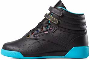 (Preschool) Reebok Freestyle Hi 'Black Blue Comfort' CN7502 (Preschool) Reebok Freestyle Hi 'Black Blue Comfort' CN7502