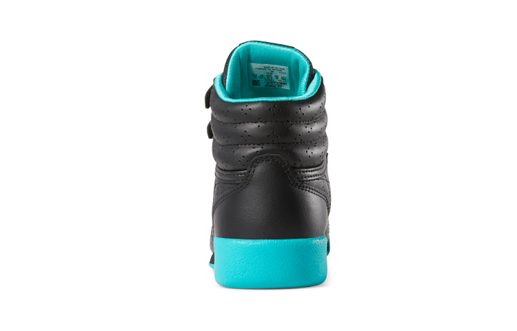 Shop (Preschool) Reebok Freestyle Hi 'Black Blue Comfort' CN7502