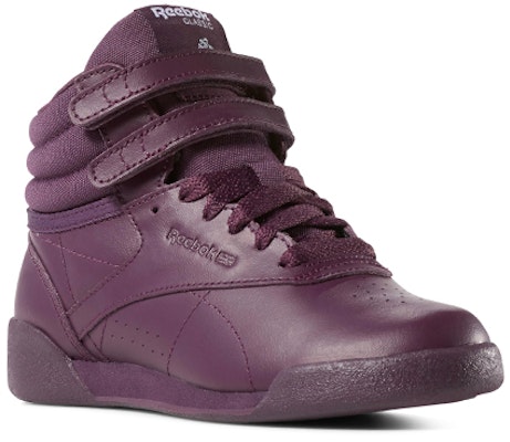 (Preschool) Reebok Freestyle Hi 'Grape Purple' DV4338 Lookbook (Preschool) Reebok Freestyle Hi 'Grape Purple' DV4338