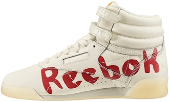 (Preschool) Reebok Freestyle Hi 'Tao Graphic Beige Red' DV5366 (Preschool) Reebok Freestyle Hi 'Tao Graphic Beige Red' DV5366