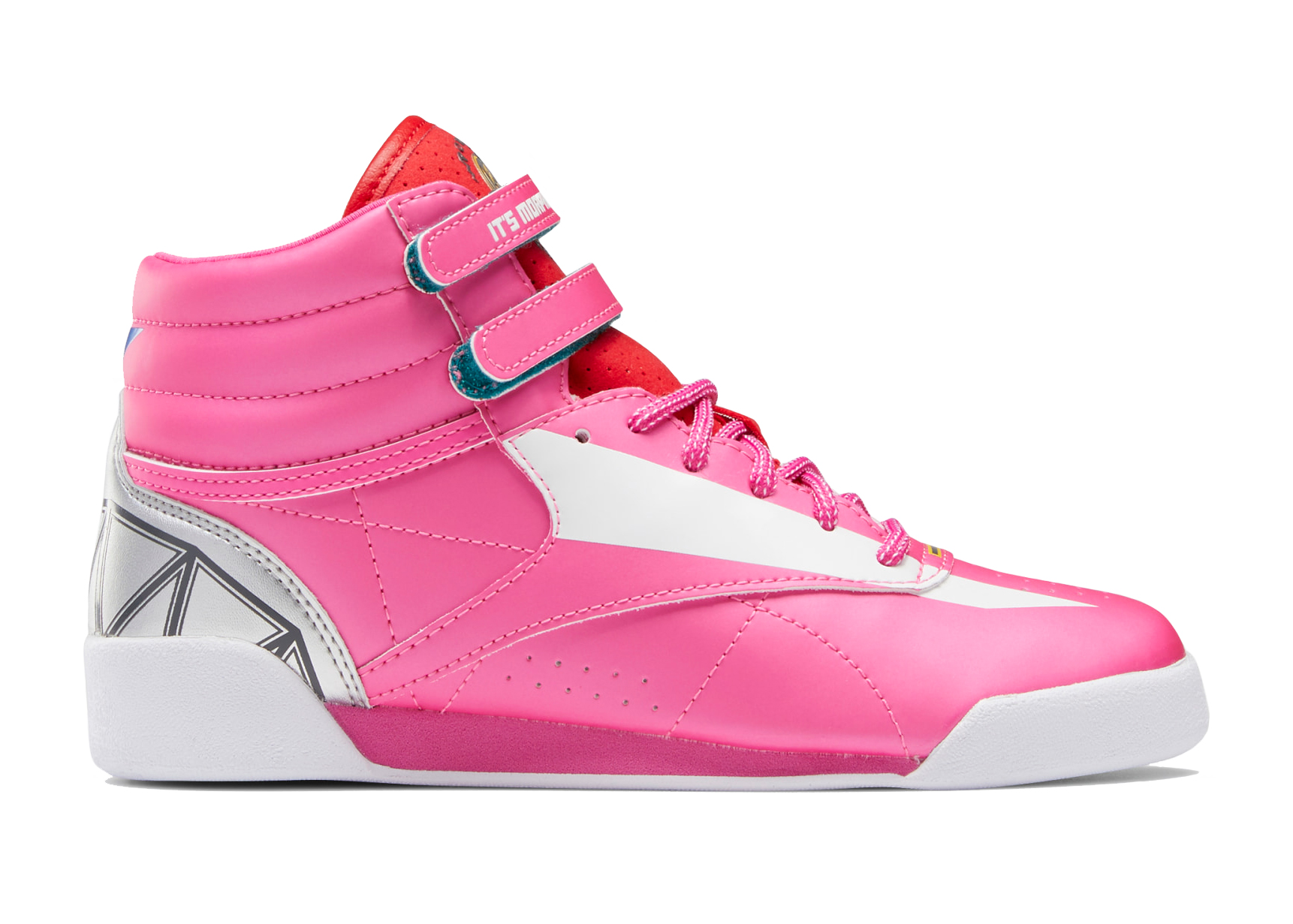 (Preschool) Reebok Freestyle Hi Power Rangers Pink Ranger GX2831 ...